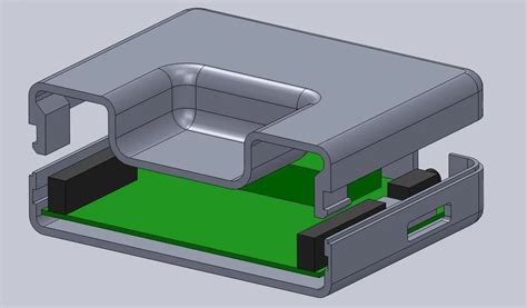 poly case snap fit enclosure